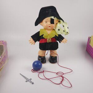 Ramp Walker Peter Pirate Doll Self Walking #360 Childrens World Vintage Plastic